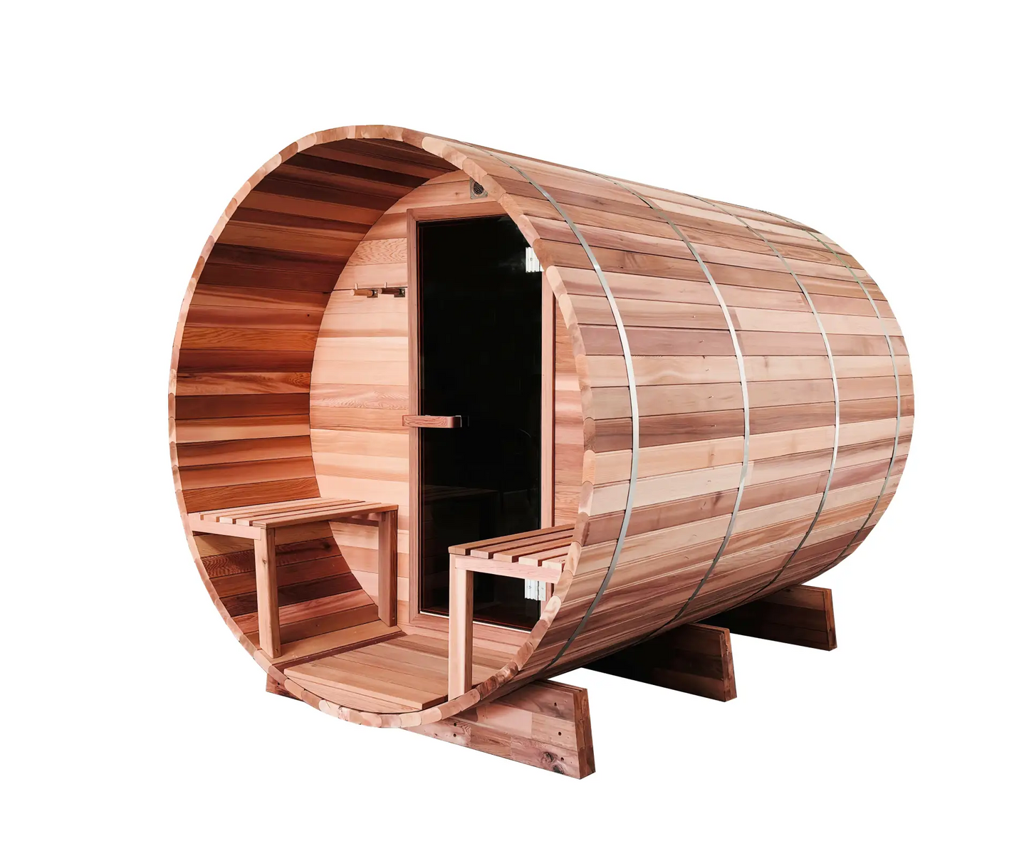 Red Cedar Barrel Sauna