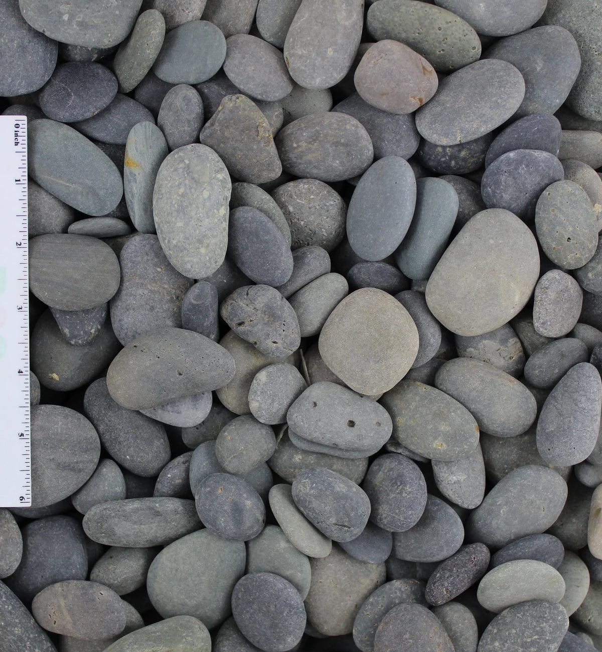Black Mexican beach pebble sauna rocks