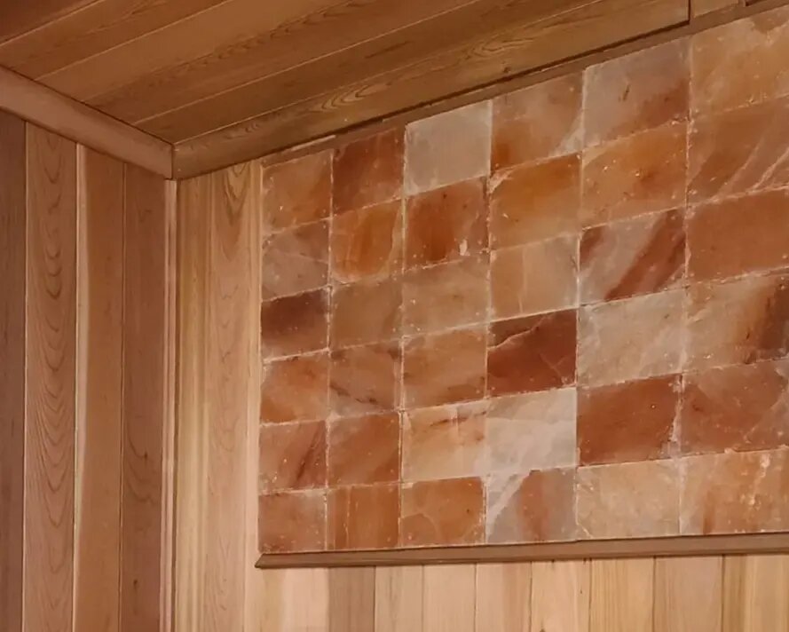 Himalayan salt panel room