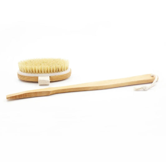 Detachable wooden sauna brush, 16 inch