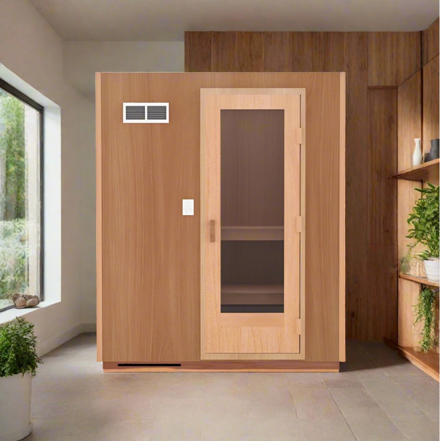 2 person Avalon sauna front face