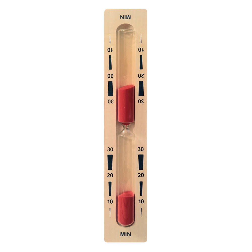 Sauna sand timer red