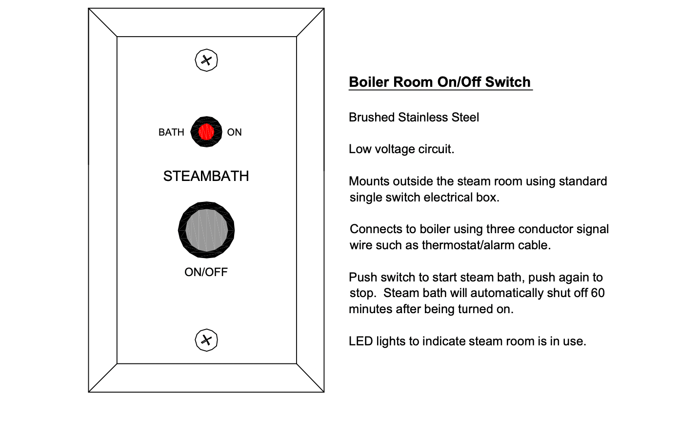 Amerec Boiler Room Thermostat Control