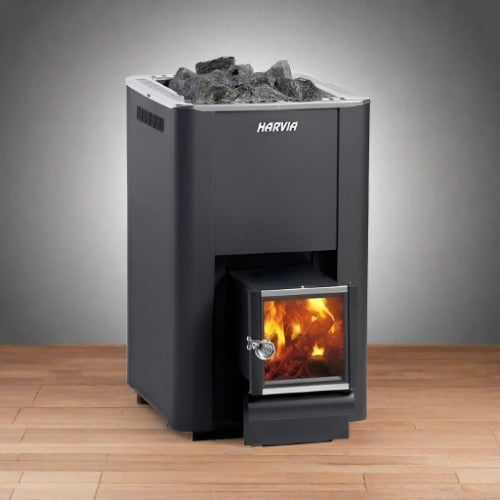Harvia 20SL Wood Burning Sauna Stove - Saunas.com