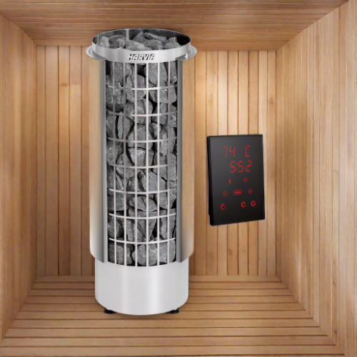 Harvia Cilindro 10.5 kW Electric Sauna Heater - Saunas.com