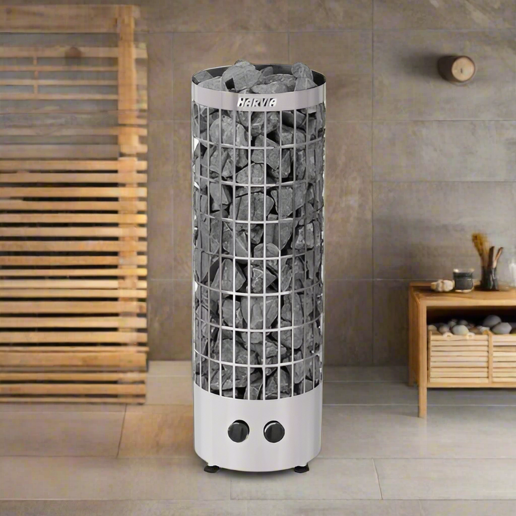 Harvia Cilindro 9.0 kW Electric Sauna Heater - Saunas.com