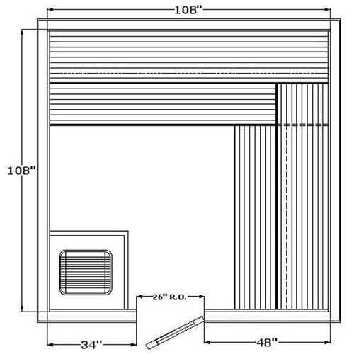 Avalon AP Indoor Sauna for 4-8 People - Saunas.com