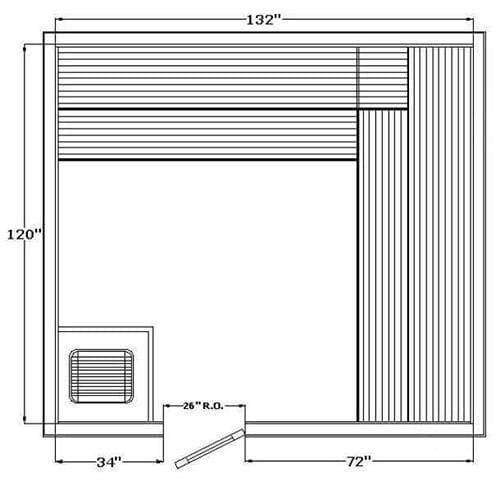 Avalon AP Indoor Sauna for 4-8 People - Saunas.com