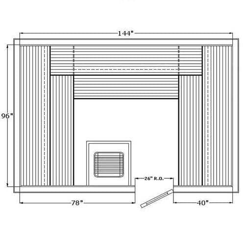 Avalon AP Indoor Sauna for 8+ People - Saunas.com