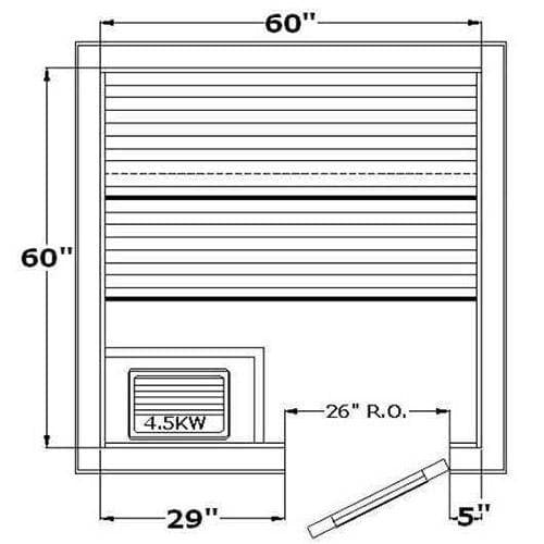 Avalon AP Indoor Sauna Kit for 1-3 People - Saunas.com