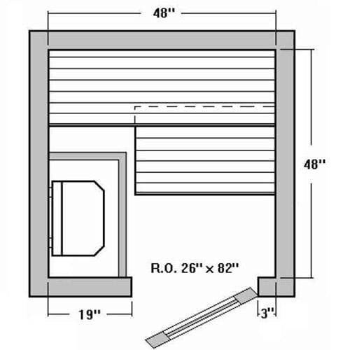 Avalon AP Indoor Sauna Kit for 1-3 People - Saunas.com