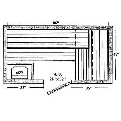 Avalon AP Indoor Sauna Kit for 1-3 People - Saunas.com