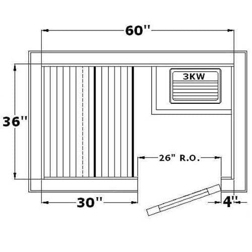 Avalon AP Indoor Sauna Kit for 1-3 People - Saunas.com