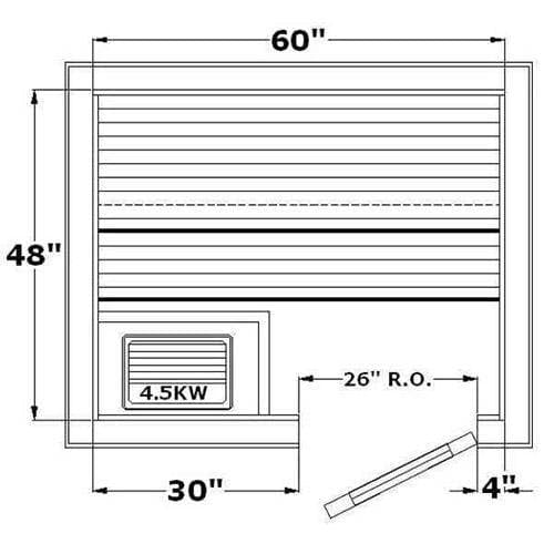 Avalon AP Indoor Sauna Kit for 1-3 People - Saunas.com