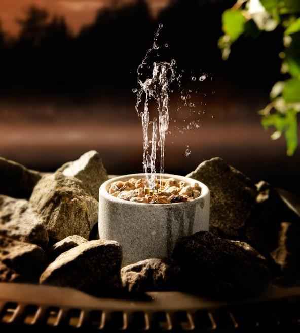 Medium Sauna Heater Fountain with Three Streams - Saunas.com