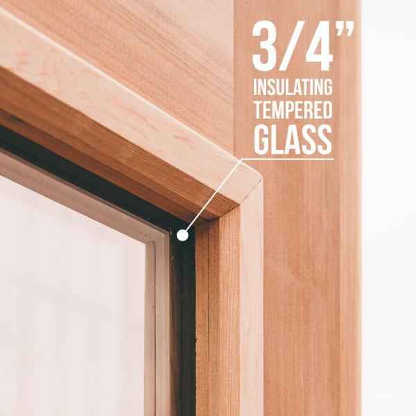 Western Red Cedar Sauna Door - Saunas.com