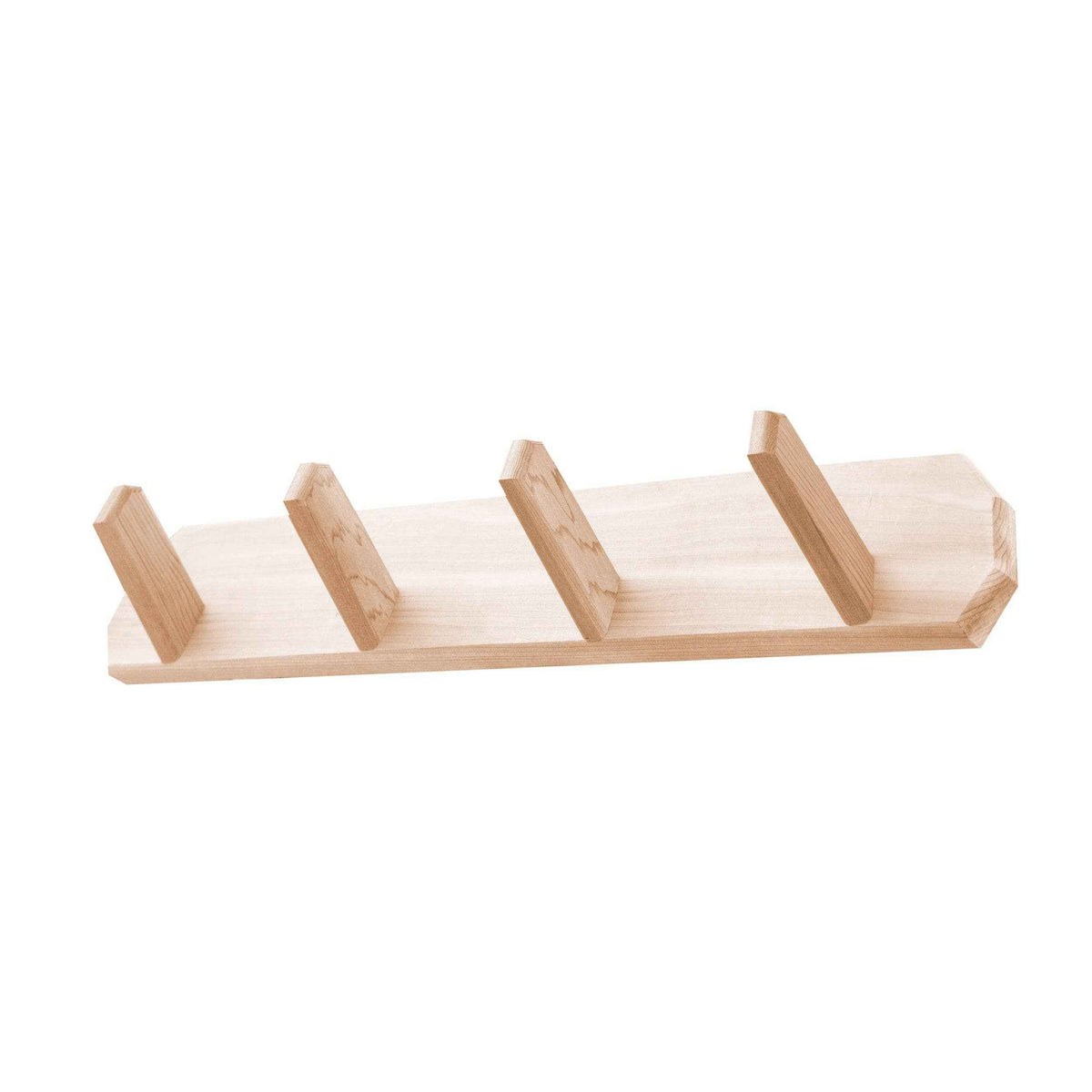 Sauna Room 4-Peg Wooden Hanger - Saunas.com