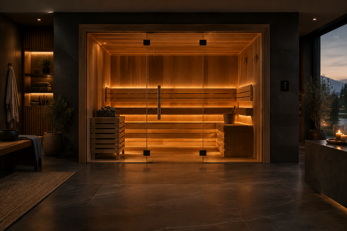 Indoor sauna