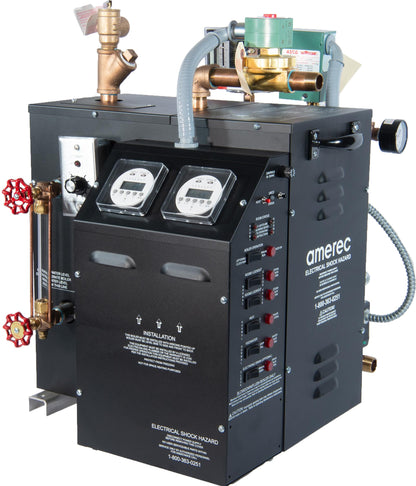 Amerec AI commercial steam boiler, front angled view