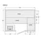 Pre-Built Home Sauna - Avalon by Finlandia - 2-10 Person