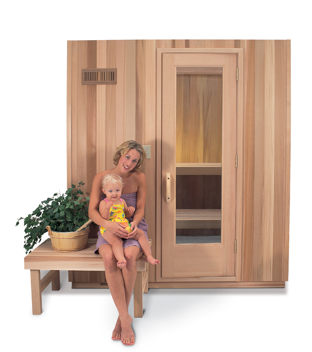 Pre-Built Home Sauna - Avalon by Finlandia - 2-10 Person