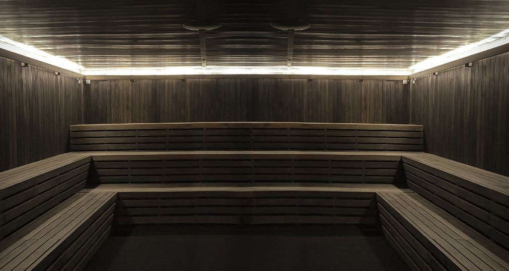 Hand Finished Precut Home Sauna Kit by Scandia - Black