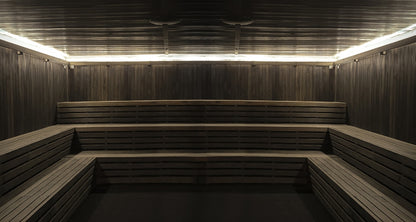 Hand Finished Precut Home Sauna Kit by Scandia - Black