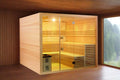 Side View of Indoor sauna