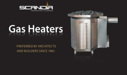 SCANDIA 40K BTU GAS SAUNA HEATER