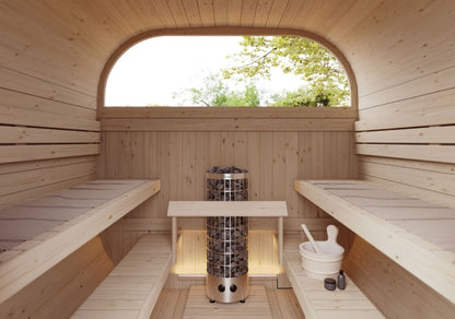Harvia Cilindro 6.0 KW Electric Sauna Heater with Built-In Controls