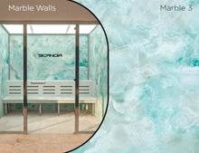Advanced Hybrid Steam Room with Marble 3 wall design