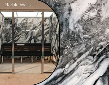 Advanced Hybrid Steam Room with Marble 5 wall design