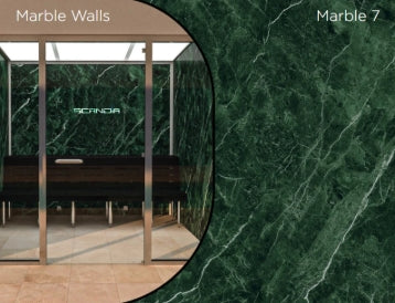 Advanced Hybrid Steam Room with Marble 7 wall design