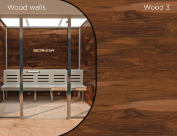 Advanced Hybrid Steam Room with Wood Walls 3 design