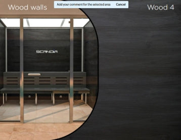 Advanced Hybrid Steam Room with Wood Walls 4 design