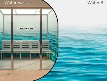 Advanced Hybrid Steam Room with Water Walls 4 design