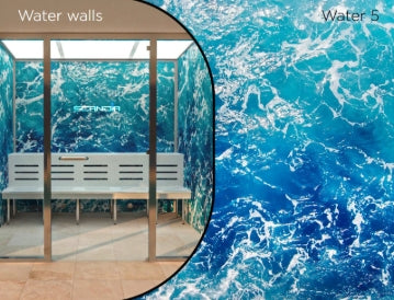 Advanced Hybrid Steam Room with Water Walls 5 design