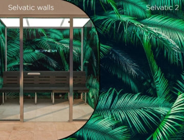Advanced Hybrid Steam Room with Selvatic Walls 2 design