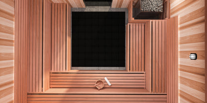 Scandia TR-Tile interlocking sauna floor tile, 1 ft by 1 ft