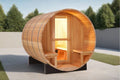 traditional barrel sauna