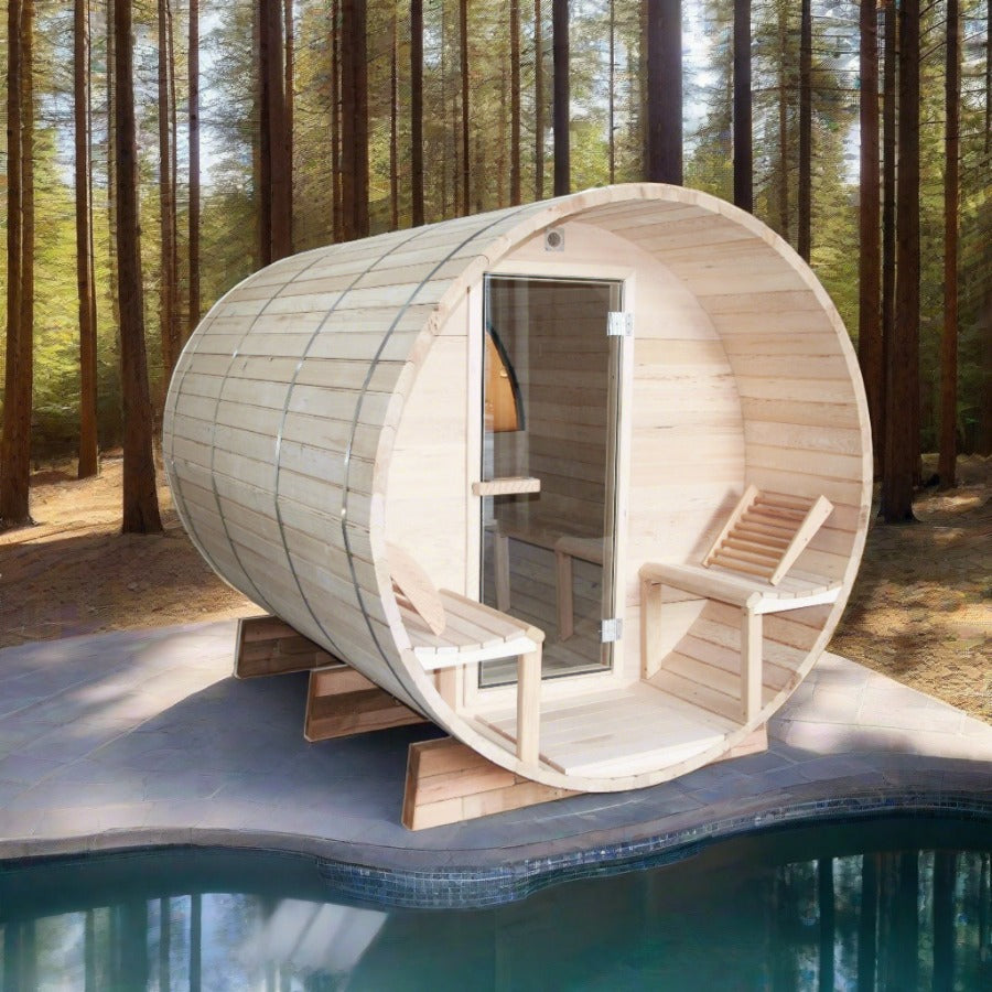 Outdoor Barrel Sauna for Sale