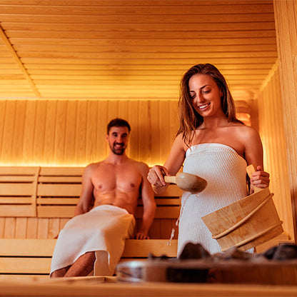 Scandia precut cedar sauna kit for four people