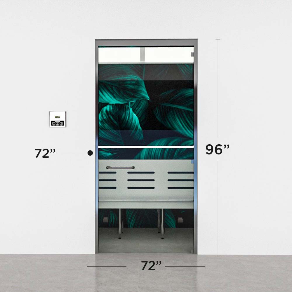 Advanced Hybrid Steam Room layout, 6 by 6 by 8 ft