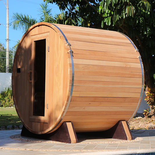 Cedar barrel sauna kit
