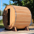 Traditional Barrel Sauna Kit with Gas Heater