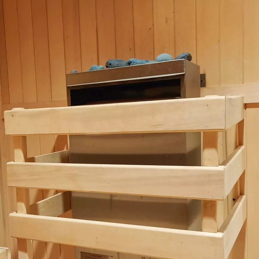 Electric Heater installed in a Sauna
