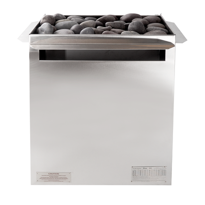 Front view of the Scandia large electric sauna heater