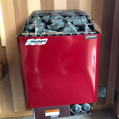 Finlandia FLB-80 electric sauna heater with built-in controls