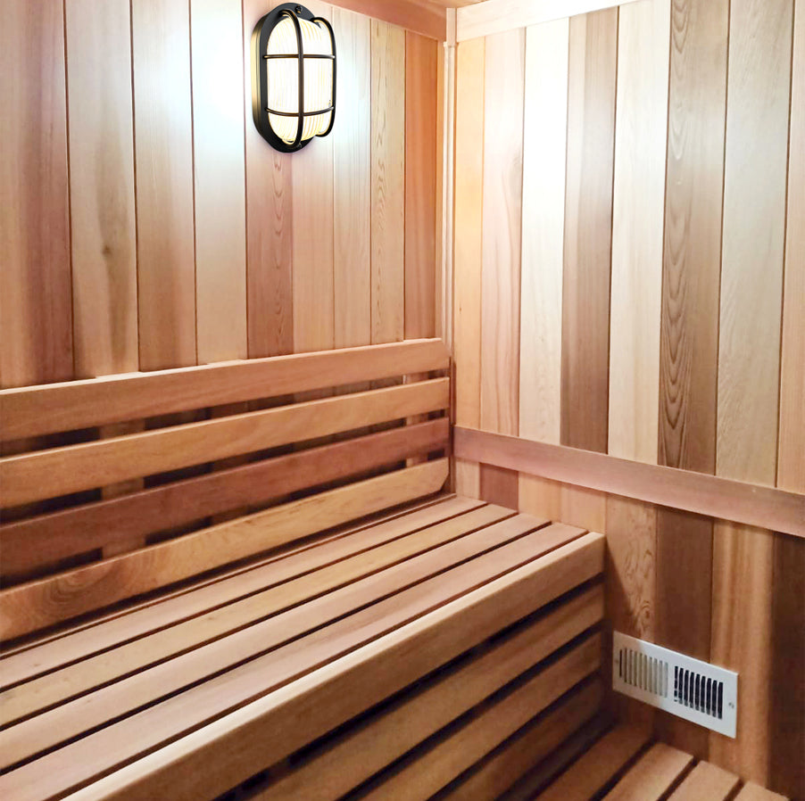 Scandia precut cedar sauna interior for four people