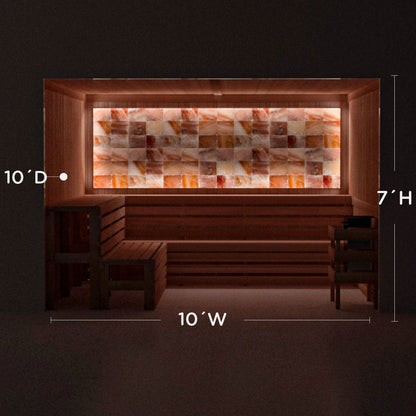 Himalayan Salt Home Sauna Kit Perimeter Lighting